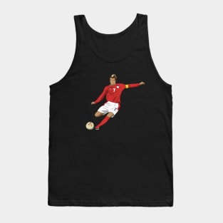 David Beckham Free Kick England Tank Top